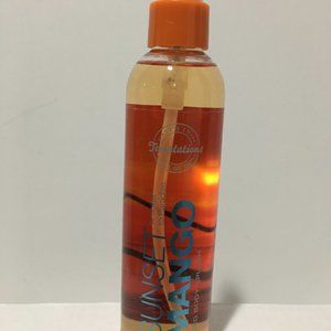 Bath & Body Works temptations ' SUNSET MANGO' Iced Body Splash 7.6 Fl Oz. NEW!!